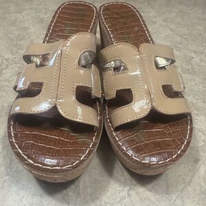Sam Edelman Tan Slide Sandals